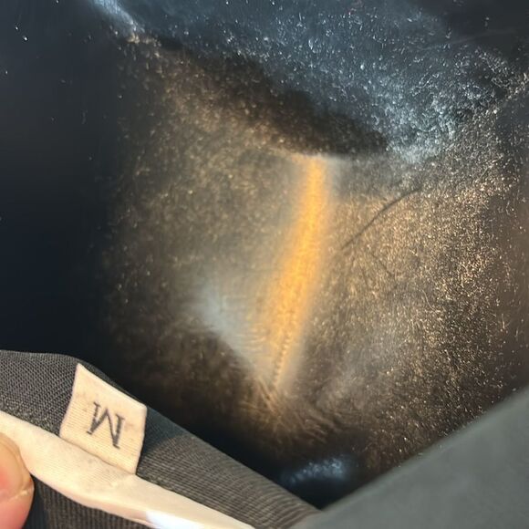 Bryn walker women’s medium long line black tie front cardigan elevated basic - Picture 6 of 7